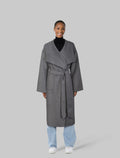 Clermonte Ana Coat Wool Mix - Grå