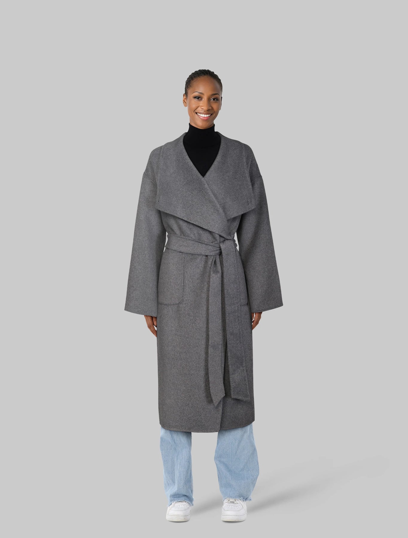 Clermonte Ana Coat Wool Mix - Grå