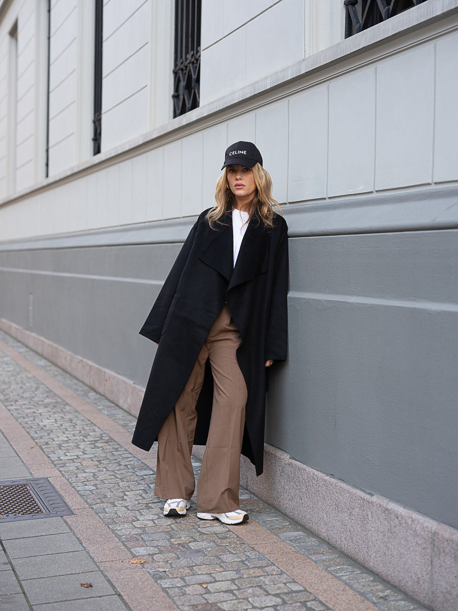 Ana Wool Coat - Svart