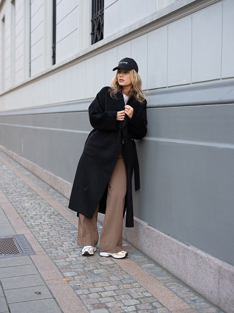 Ana Wool Coat - Svart