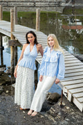 Viva Voile Blus - Blå