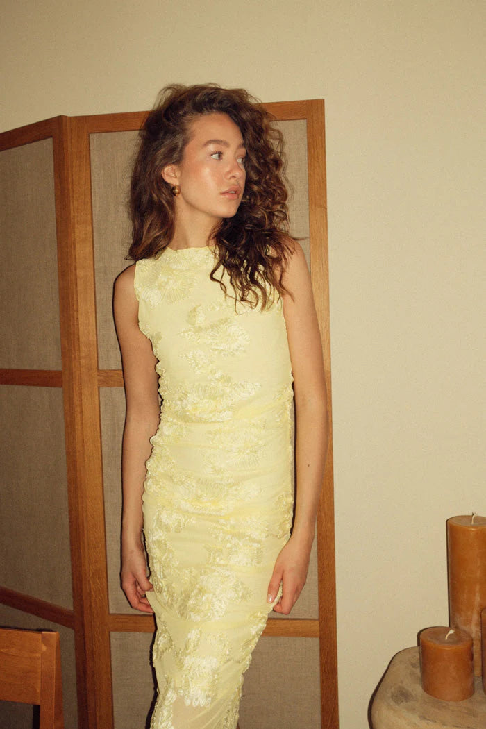 Lavinia Klänning - Butter Yellow