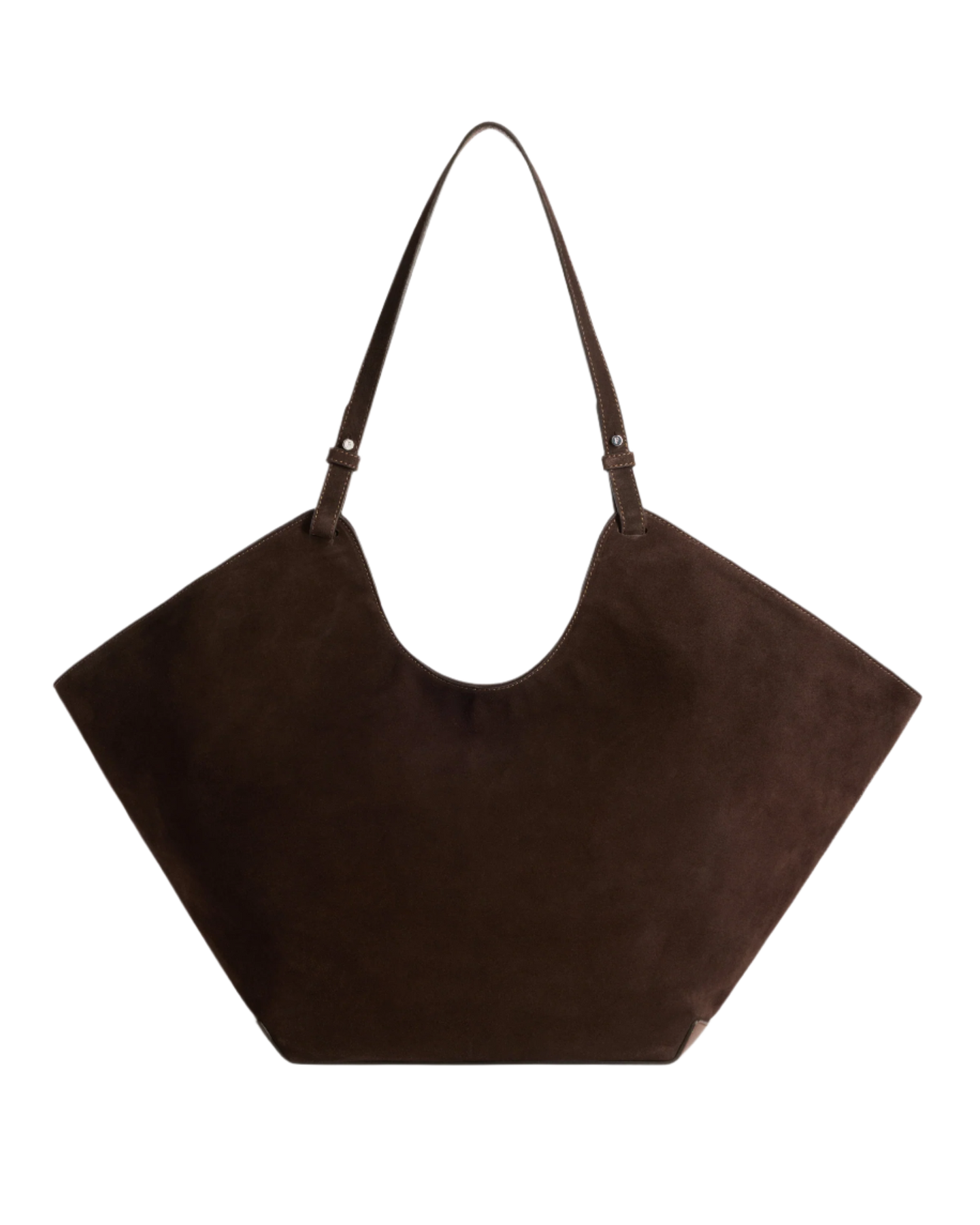Dahlia Tote Bag - Chokladbrun Mocka