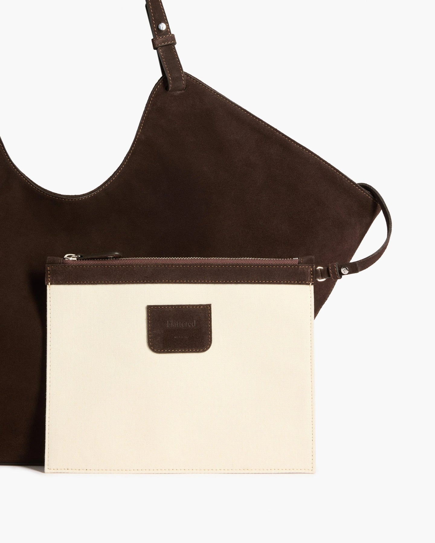 Dahlia Tote Bag - Chokladbrun Mocka