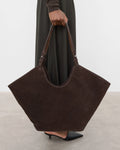 Dahlia Tote Bag - Chokladbrun Mocka
