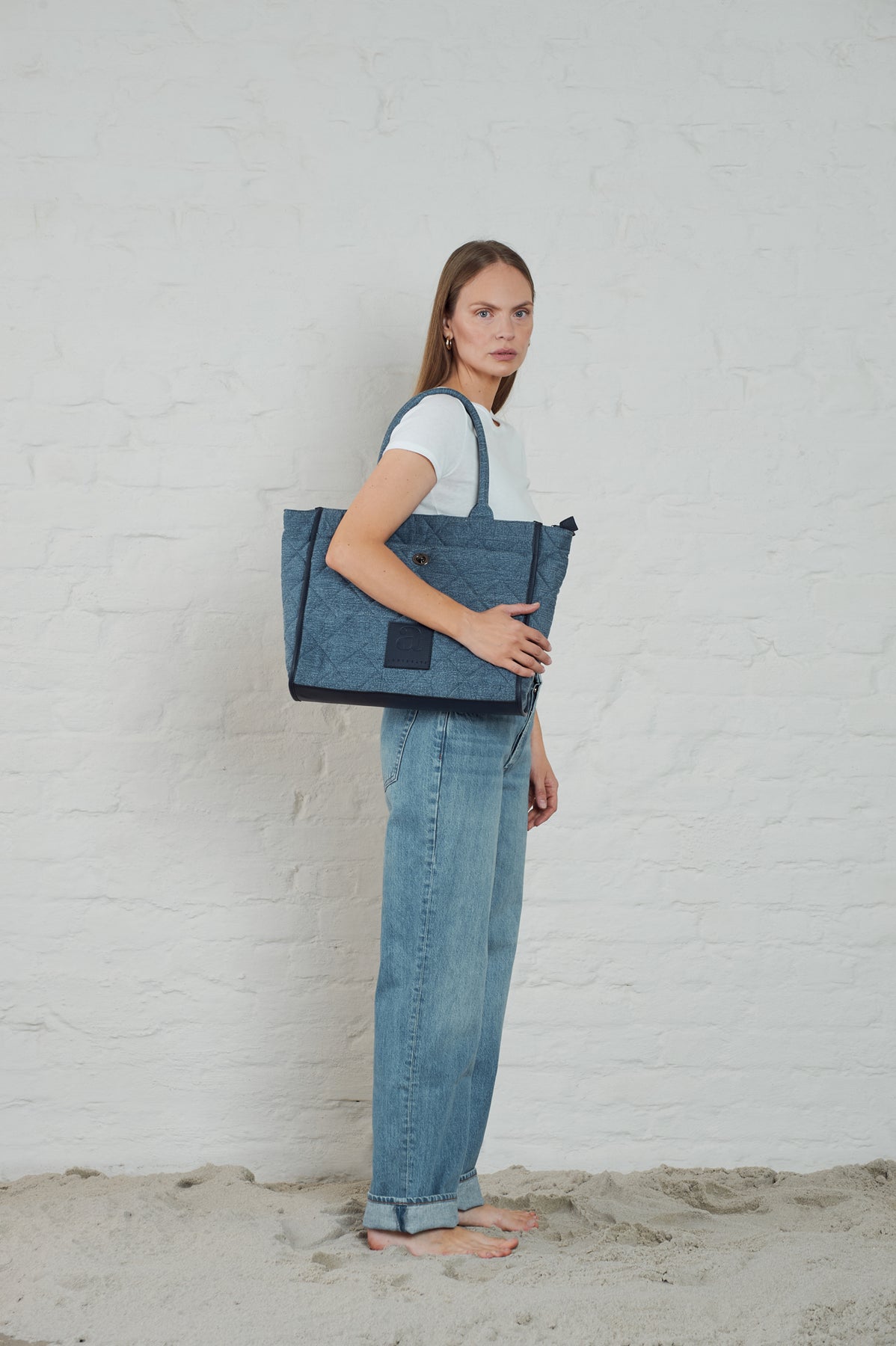 Arnie Says Darcy Tote - Denim