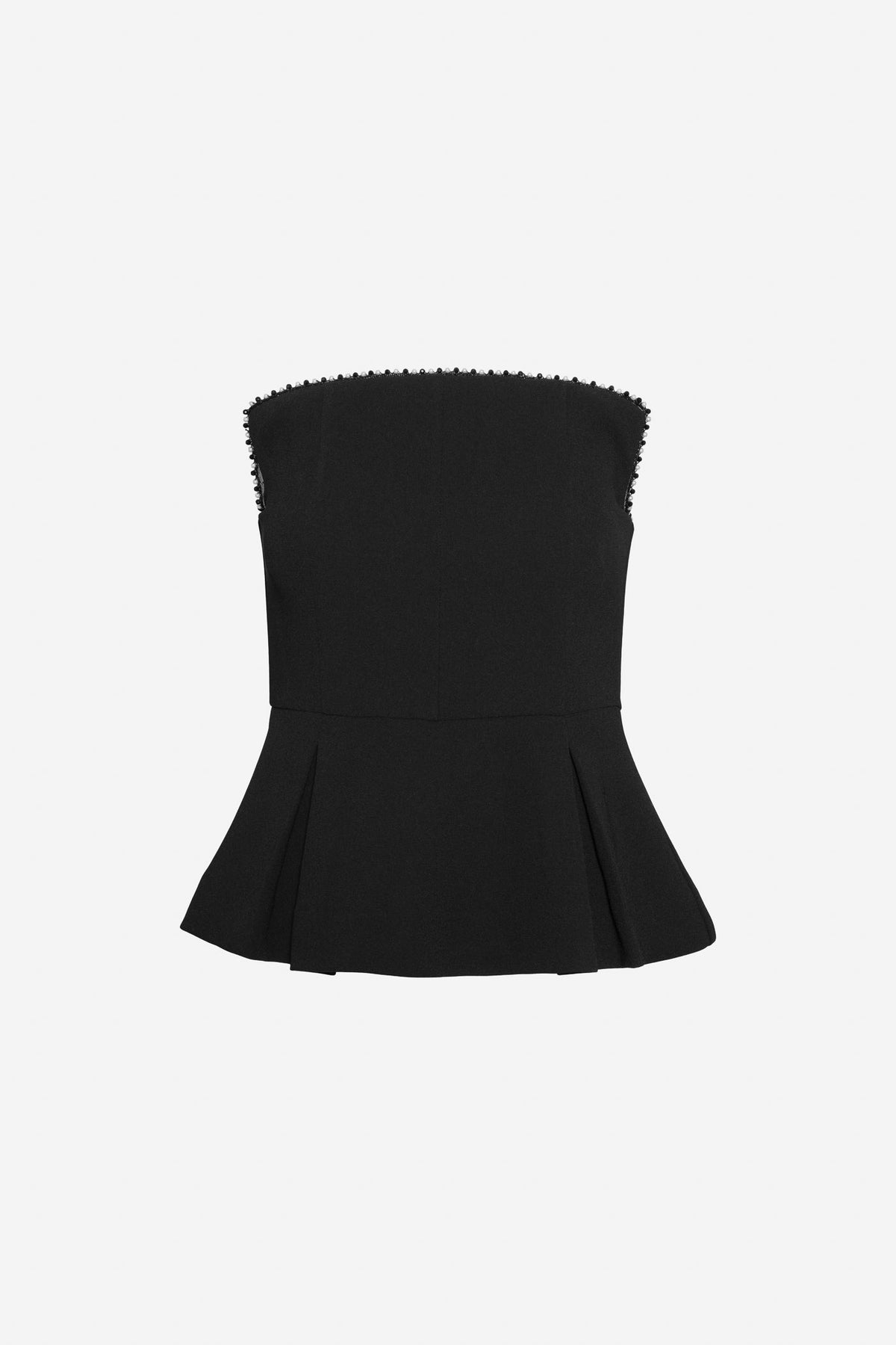 Daxi Strapless Top - Svart