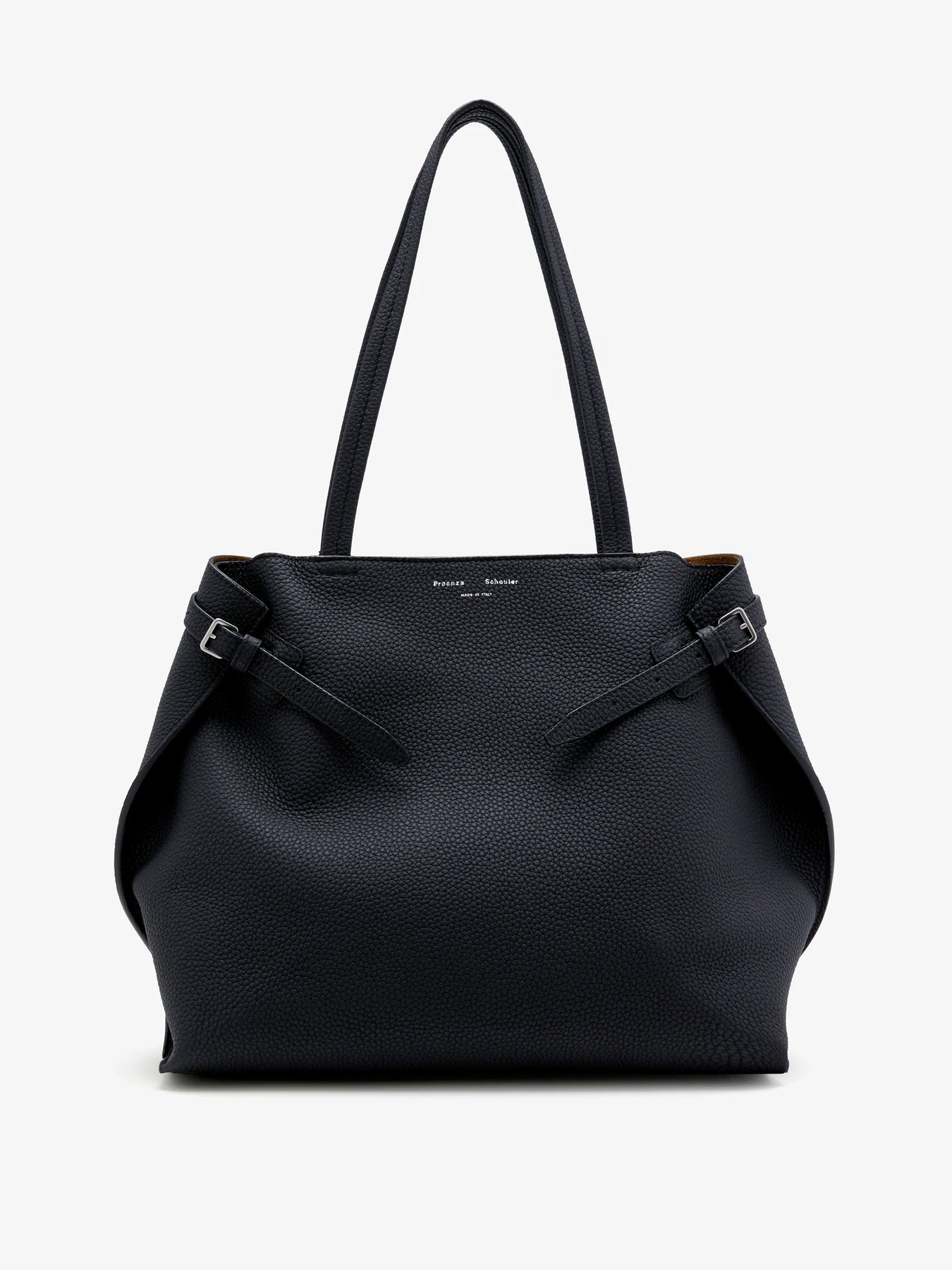 Days Tote In Pebbled Calf Skin - Black