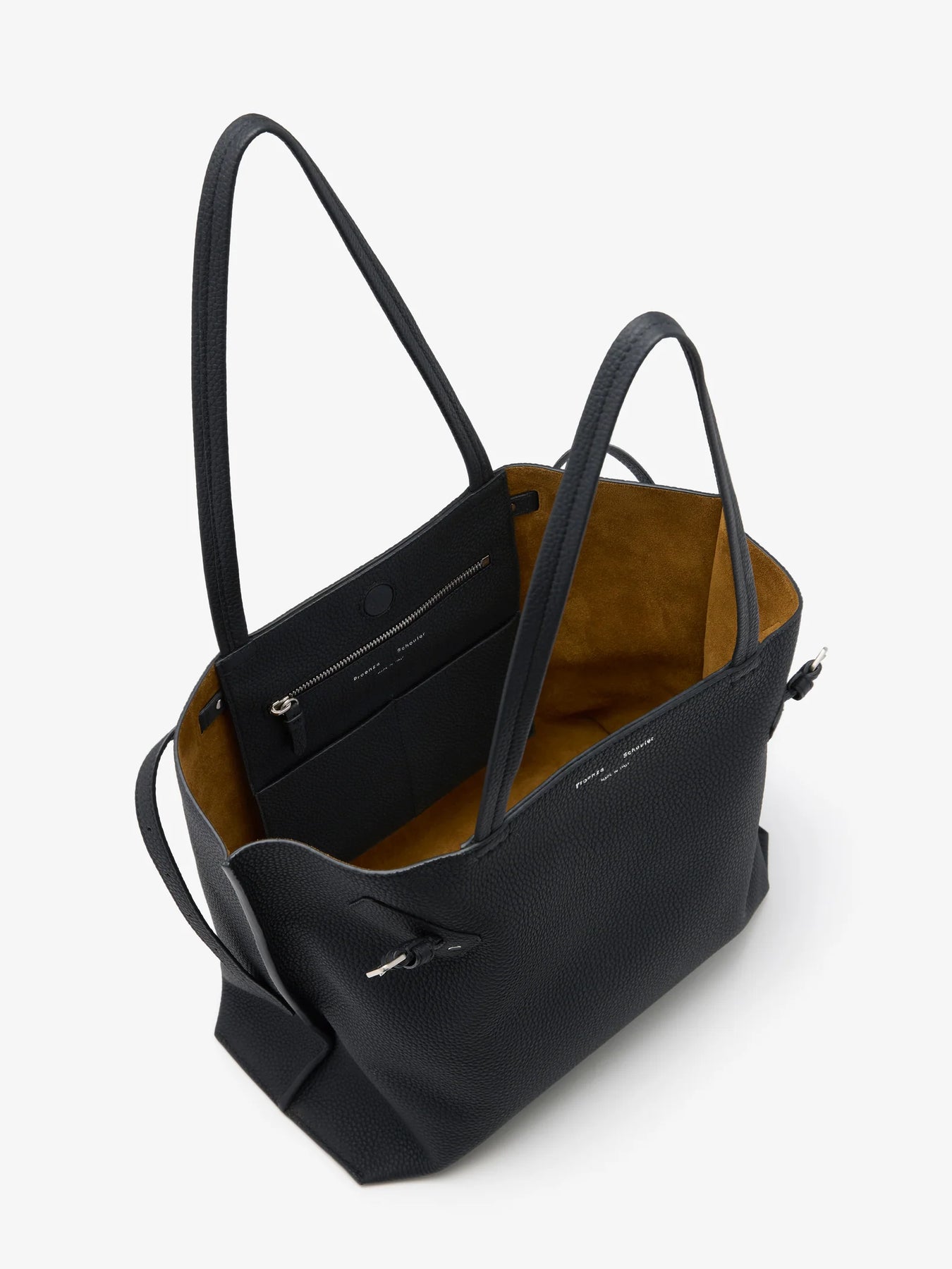 Days Tote In Pebbled Calf Skin - Black
