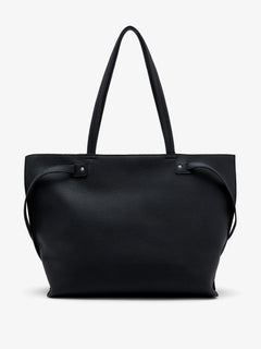 Days Tote In Pebbled Calf Skin - Black