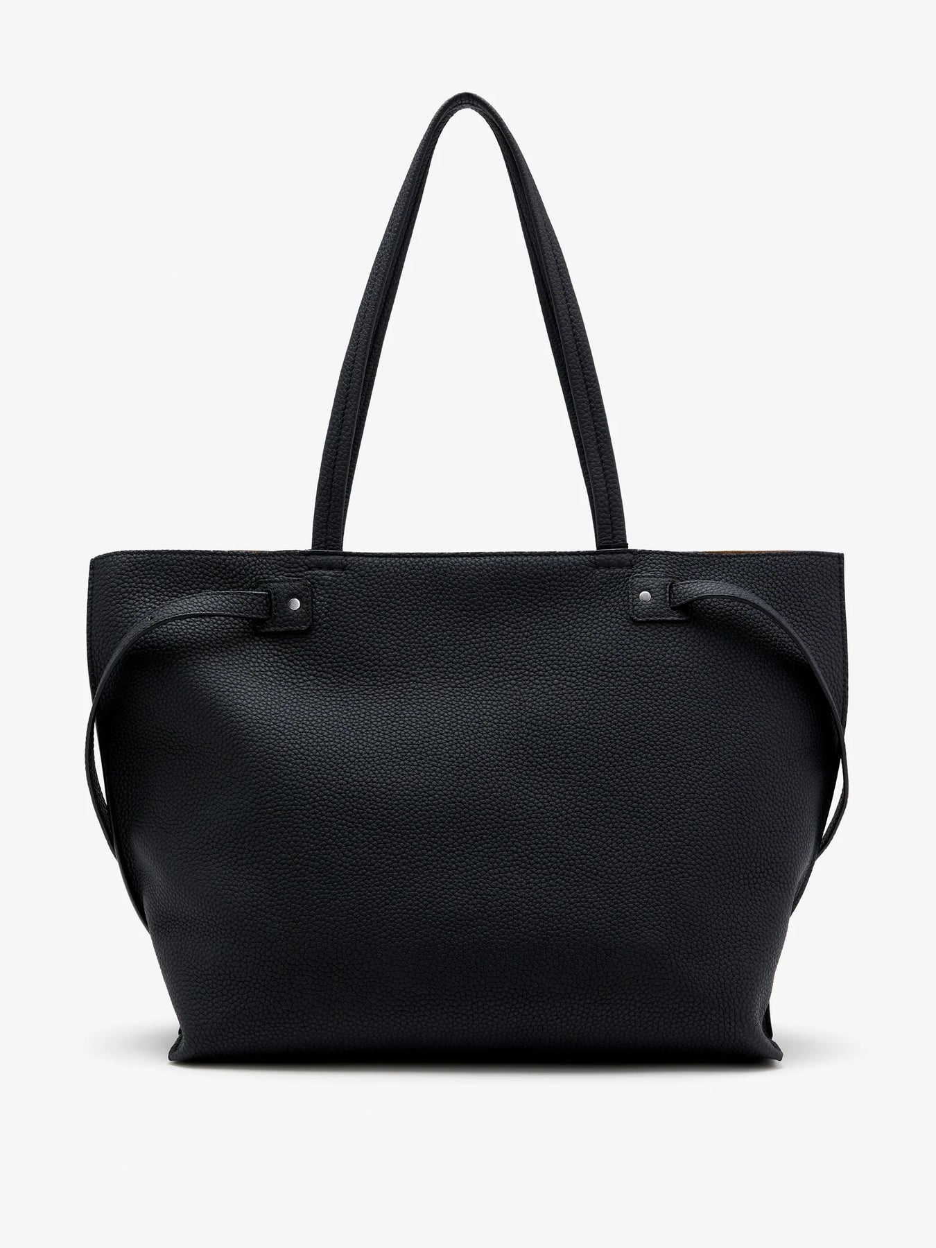 Days Tote In Pebbled Calf Skin - Black