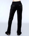Del Ray Classic Velour Pant Pocket - Svart