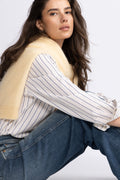 Fana Shirt - Cream Stripe
