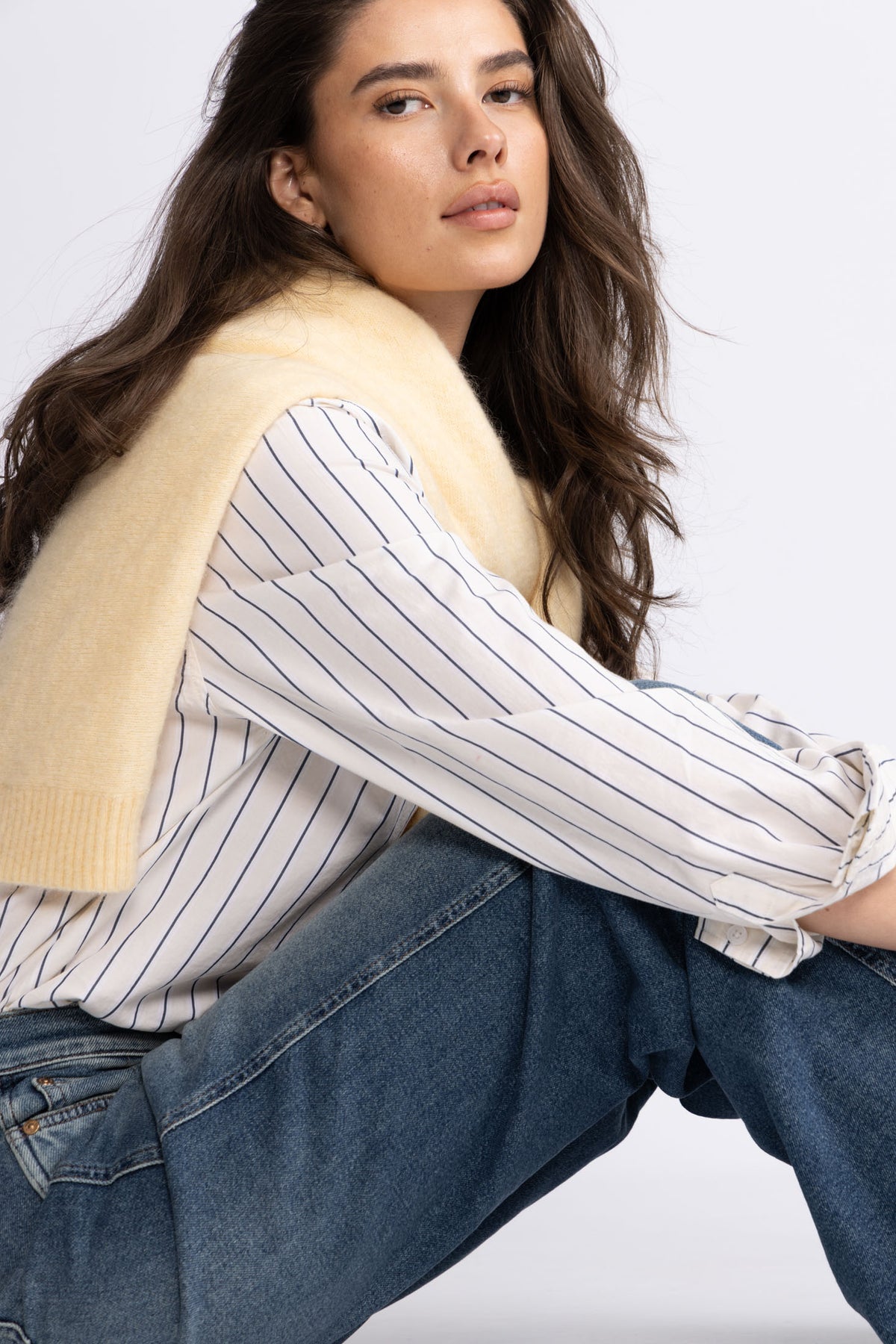Fana Shirt - Cream Stripe