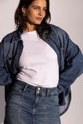 Emme Marine Shirt - Mid Blue