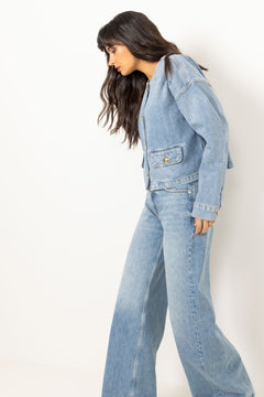 Blanche Jacket - Caspian Blue