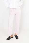 Calie Straight Ankle - Colored Left Hand Rose With Raw Cut