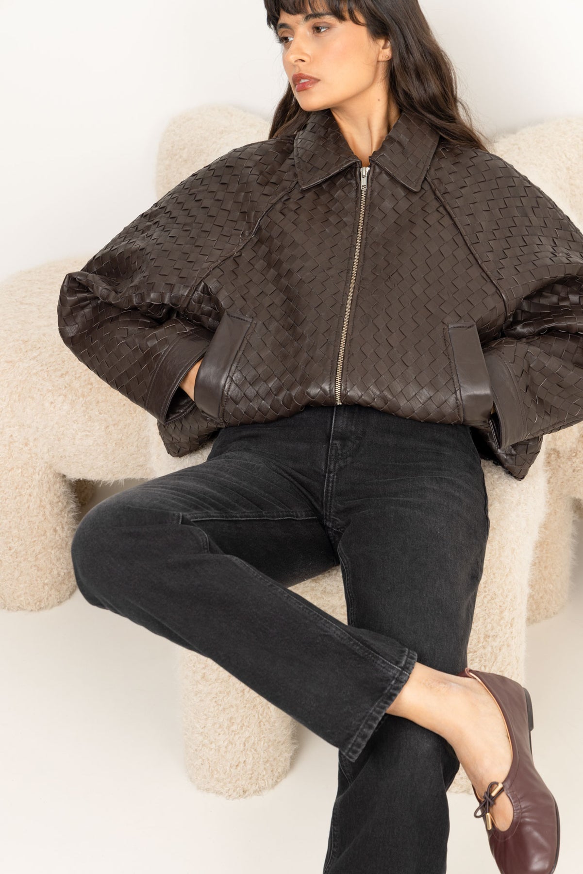 Vermont Leather Jacket - Chocolate Torte