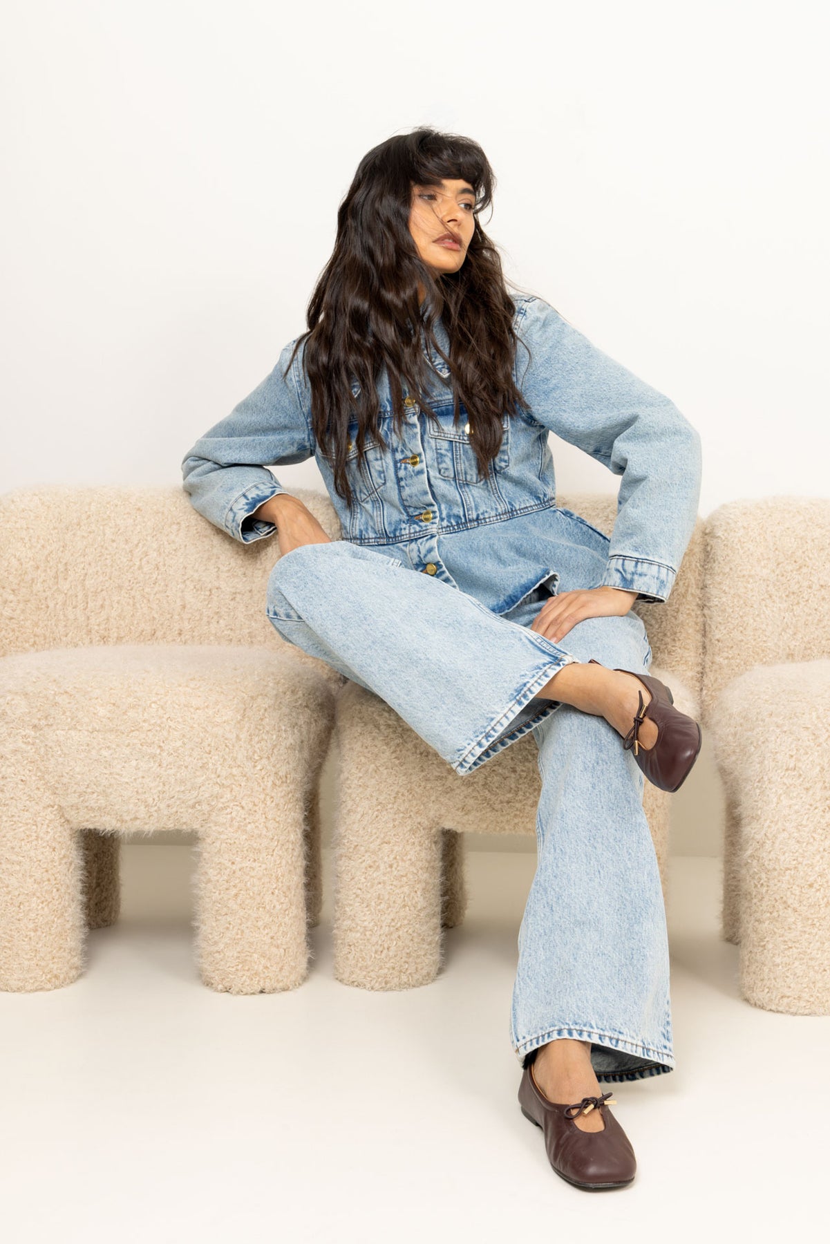 Rigid Denim Izey Jeans - Mid Blue Vintage