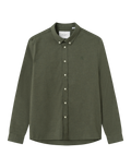 Desert Reg Shirt - Olive Night Mélange
