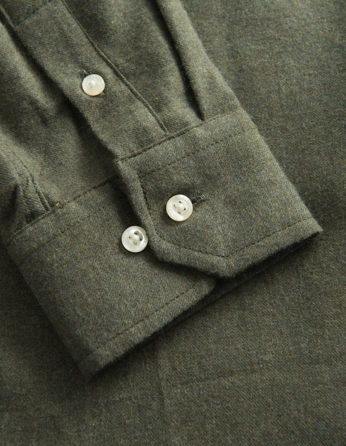 Desert Reg Shirt - Olive Night Mélange