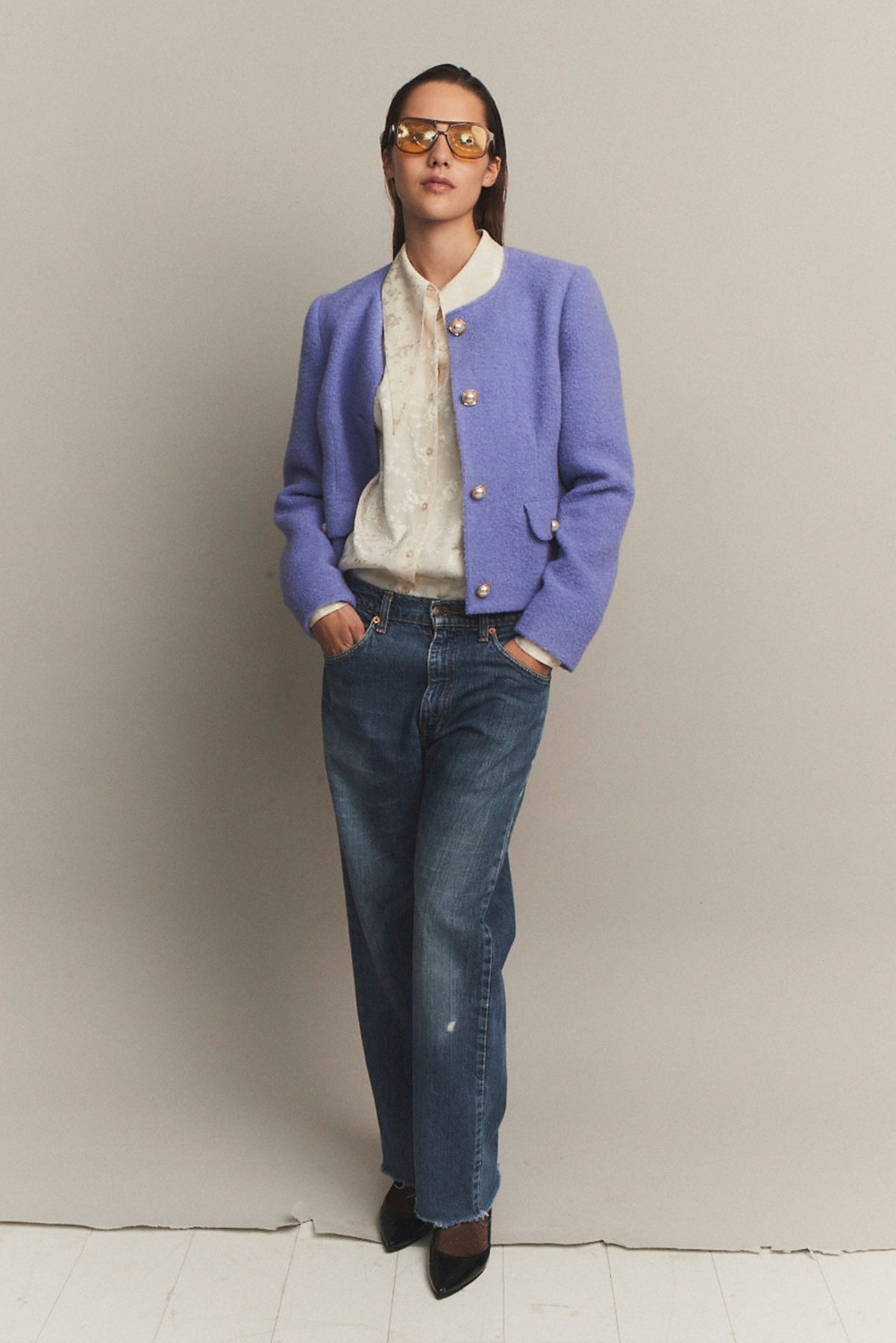 Alaska Pocket Jacket - Lilac