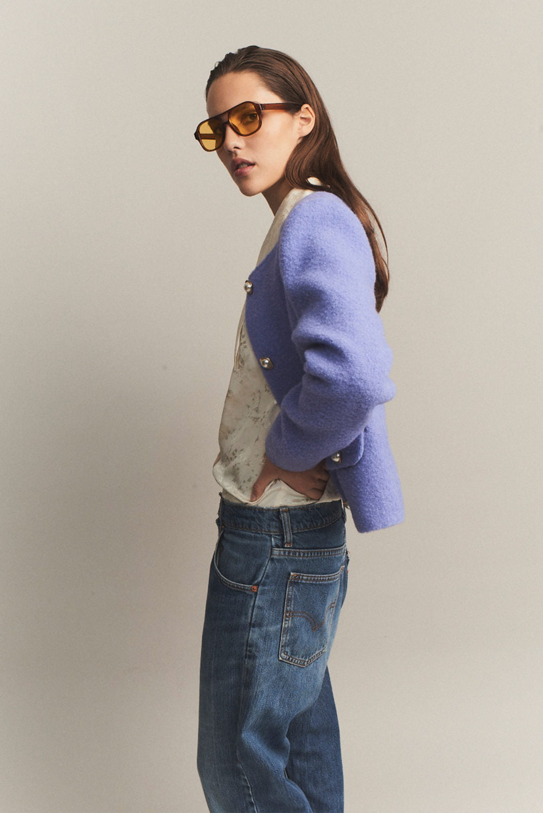 Alaska Pocket Jacket - Lilac