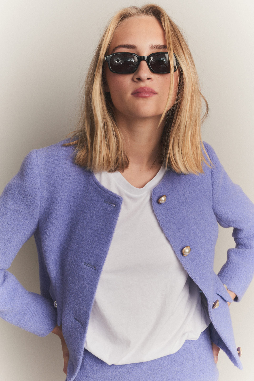 Alaska Pocket Jacket - Lilac