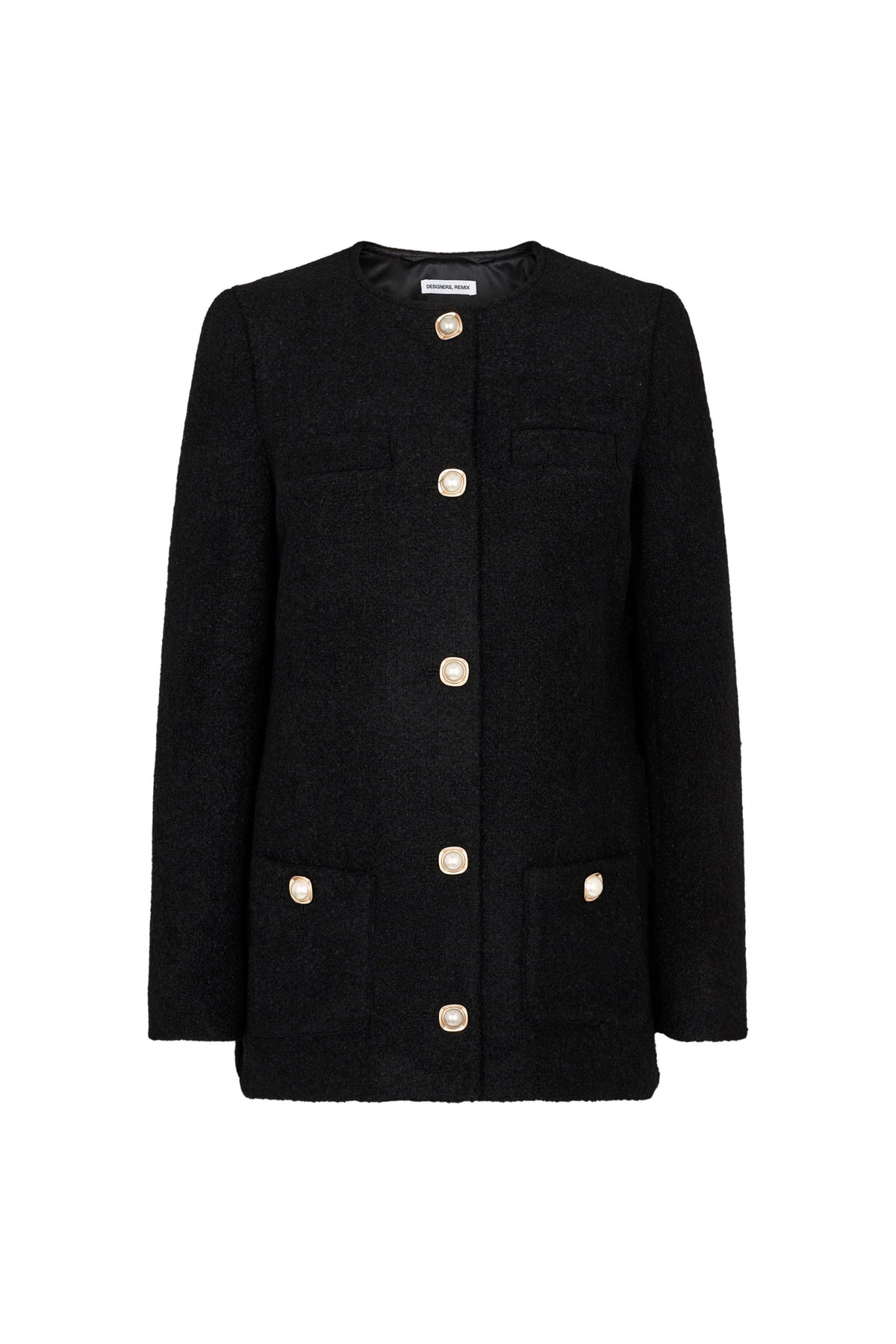 Alaska Button Jacket - Black