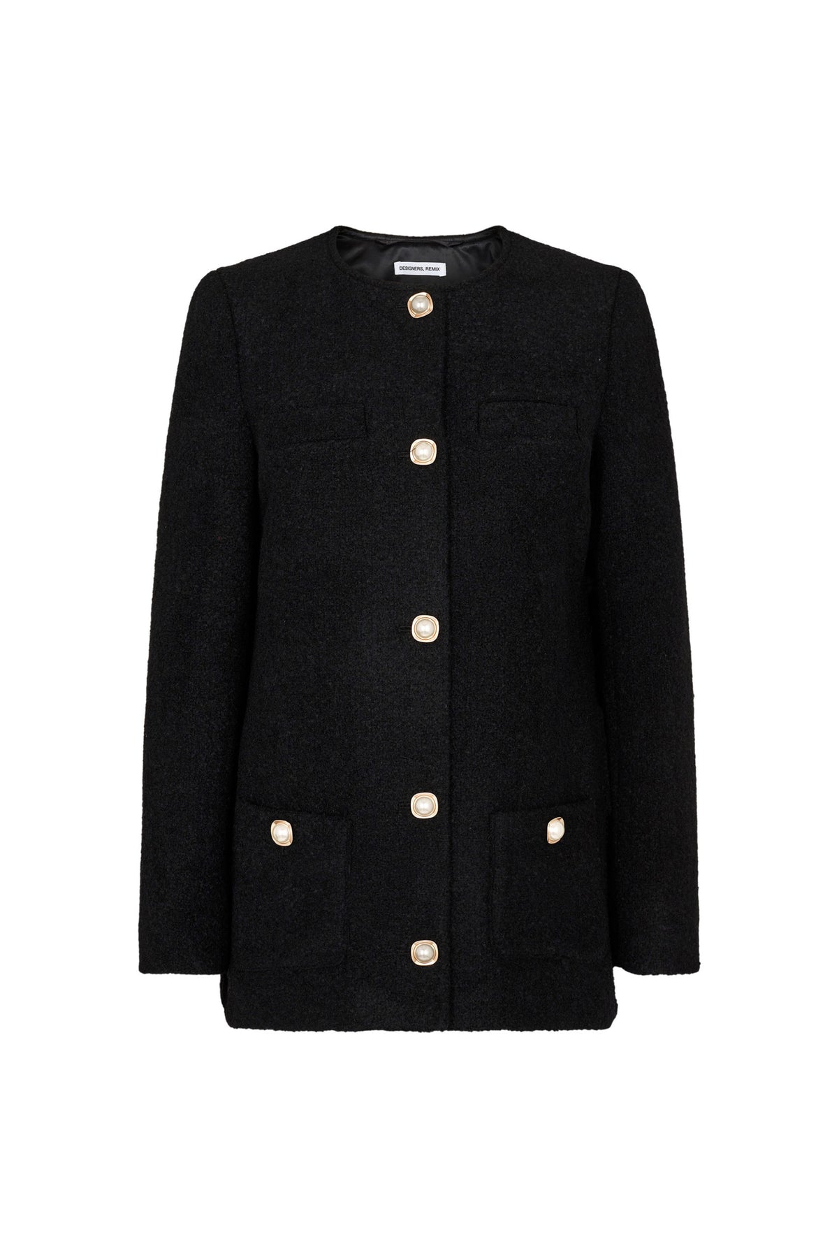 Alaska Button Jacket - Black