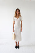 Taliana Pointelle Maxi - Cream