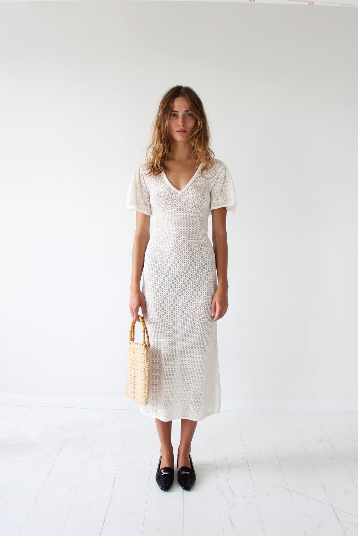 Taliana Pointelle Maxi - Cream