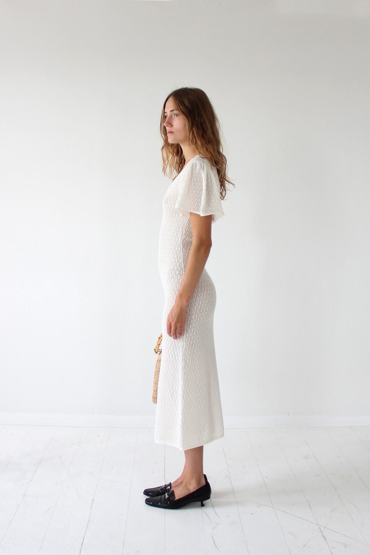 Taliana Pointelle Maxi - Cream
