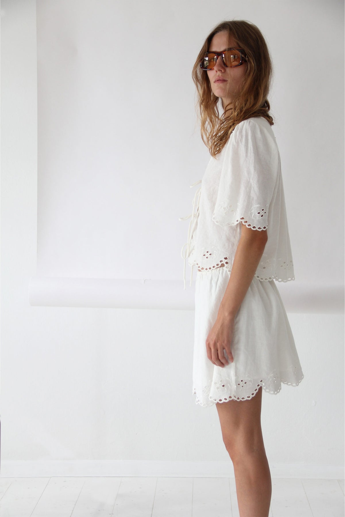 Layla Tie Shirt - Cream