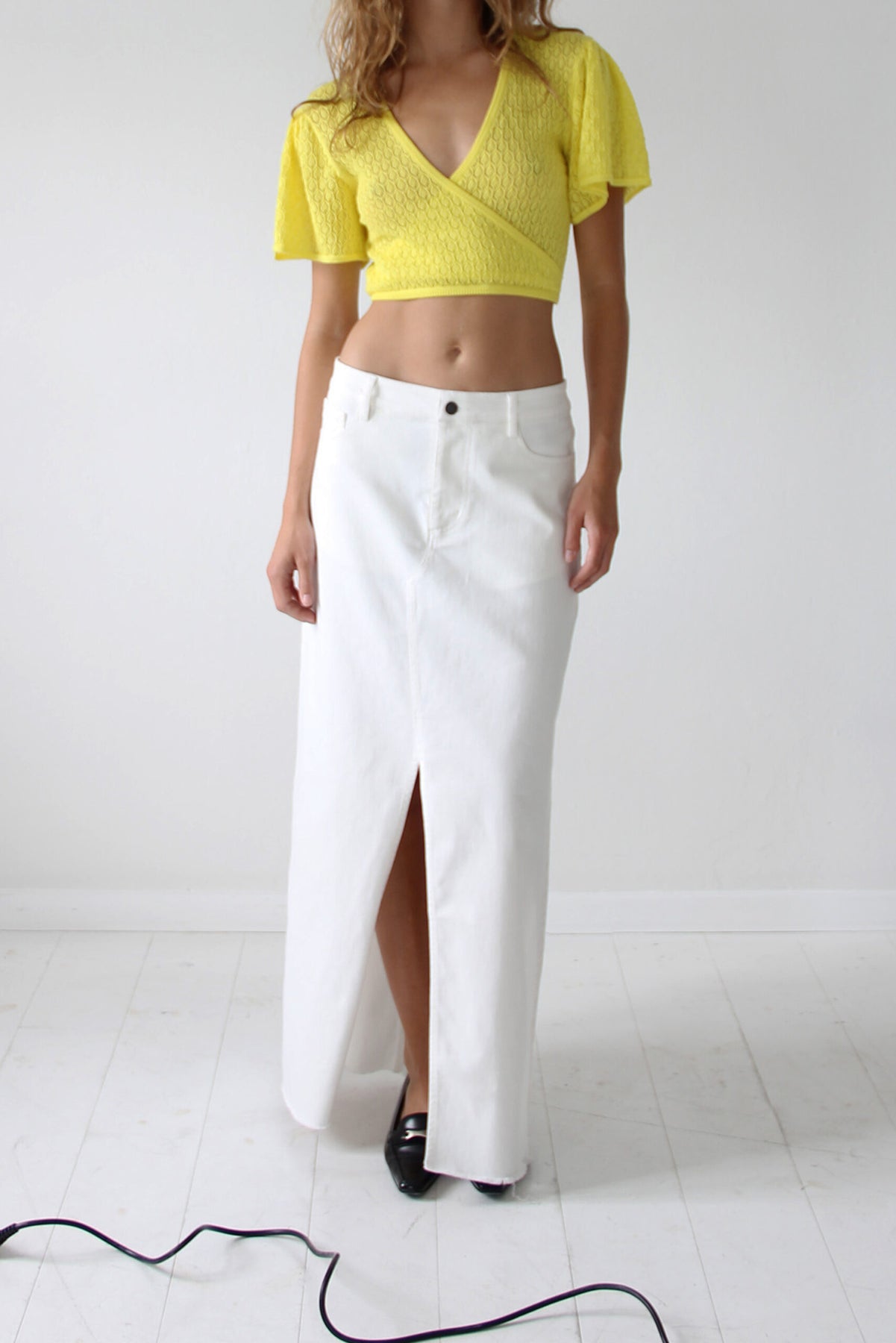Bennett Long Skirt - Cream