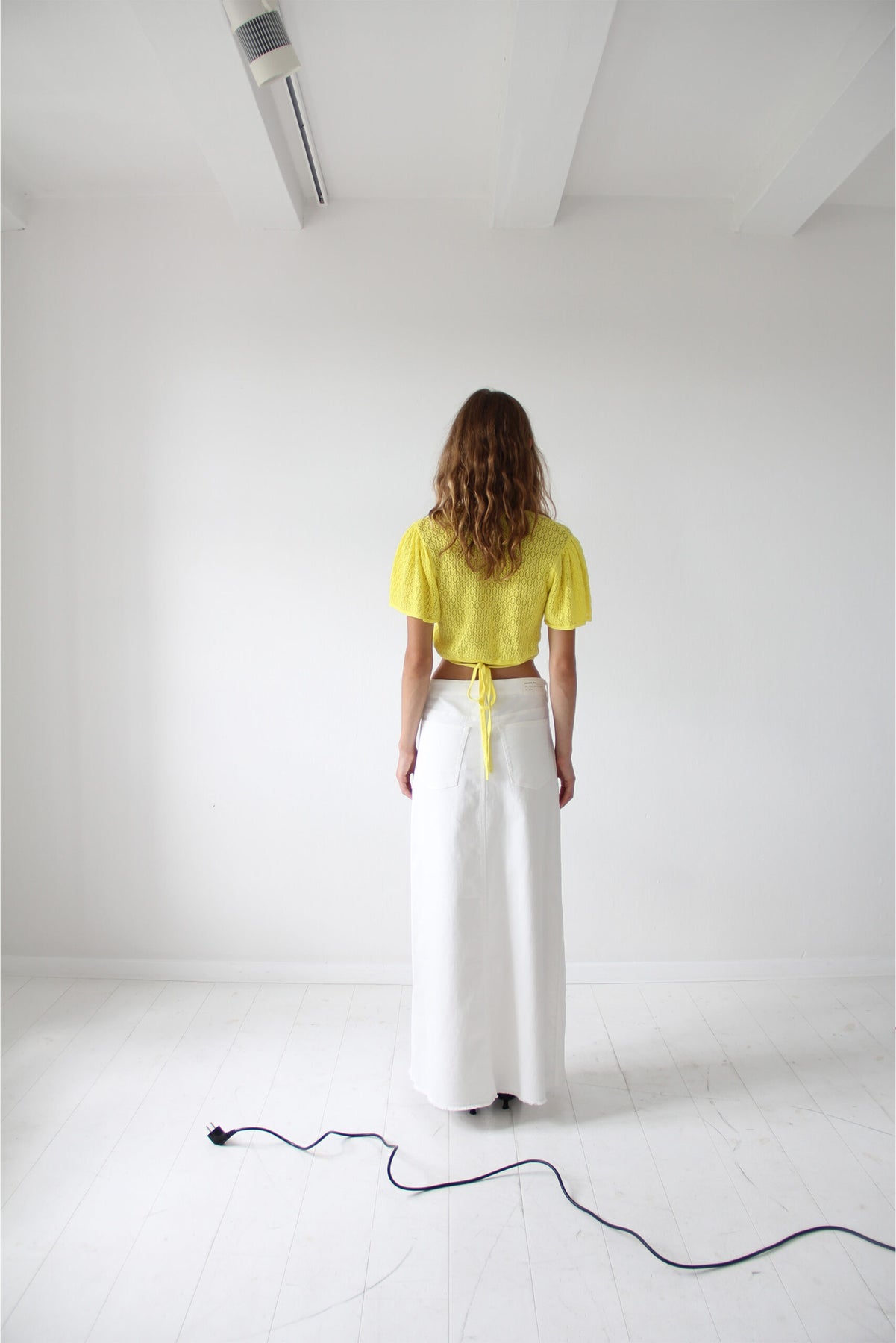 Bennett Long Skirt - Cream