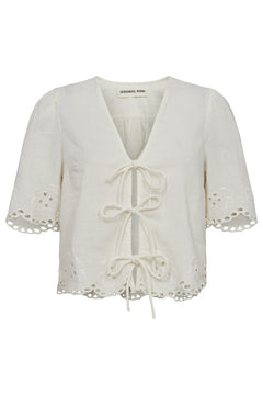 Layla Tie Shirt - Cream