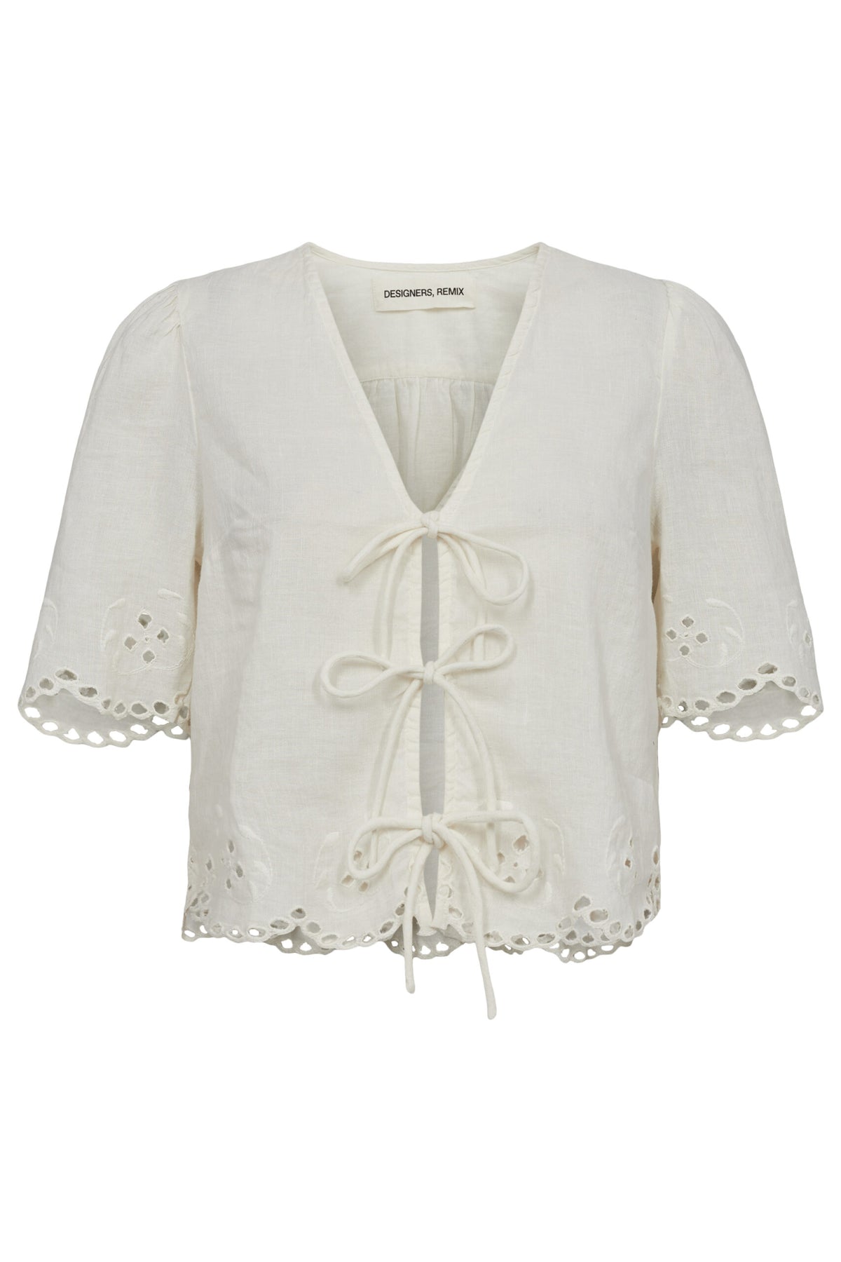 Layla Tie Shirt - Cream