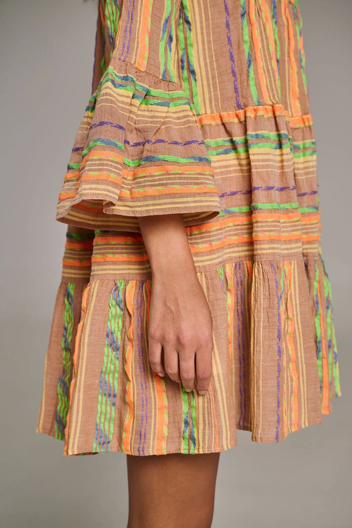Ella - Beige/Orange