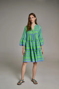 Ella Midi - Green/Blue