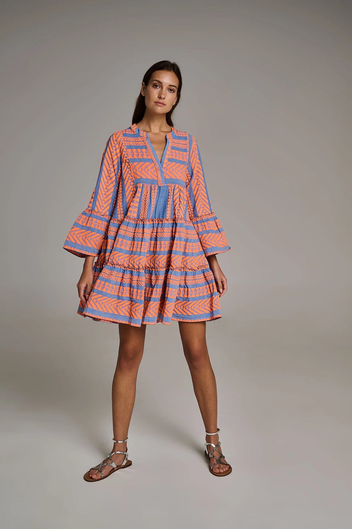 Ella Short - Orange/Blue