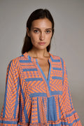 Ella Short - Orange/Blue