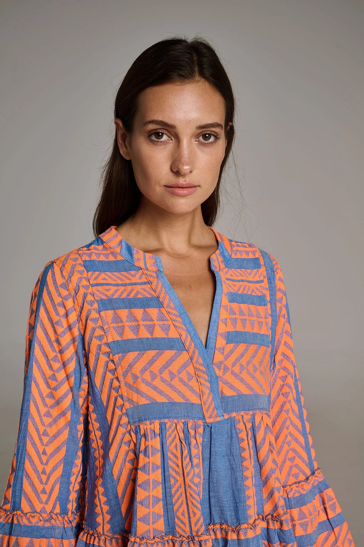 Ella Short - Orange/Blue