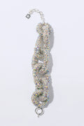 Diamond Tire Bracelet - Silver