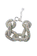 Diamond Tire Bracelet - Silver