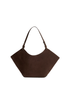 Dilba Mini Tote Bag - Suede Chocolate