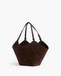 Dilba Mini Tote Bag - Suede Chocolate