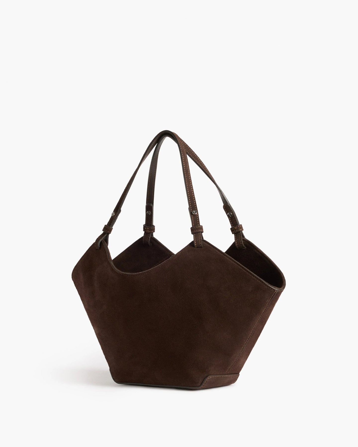 Dilba Mini Tote Bag - Suede Chocolate