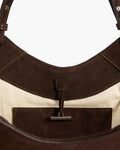 Dilba Mini Tote Bag - Suede Chocolate