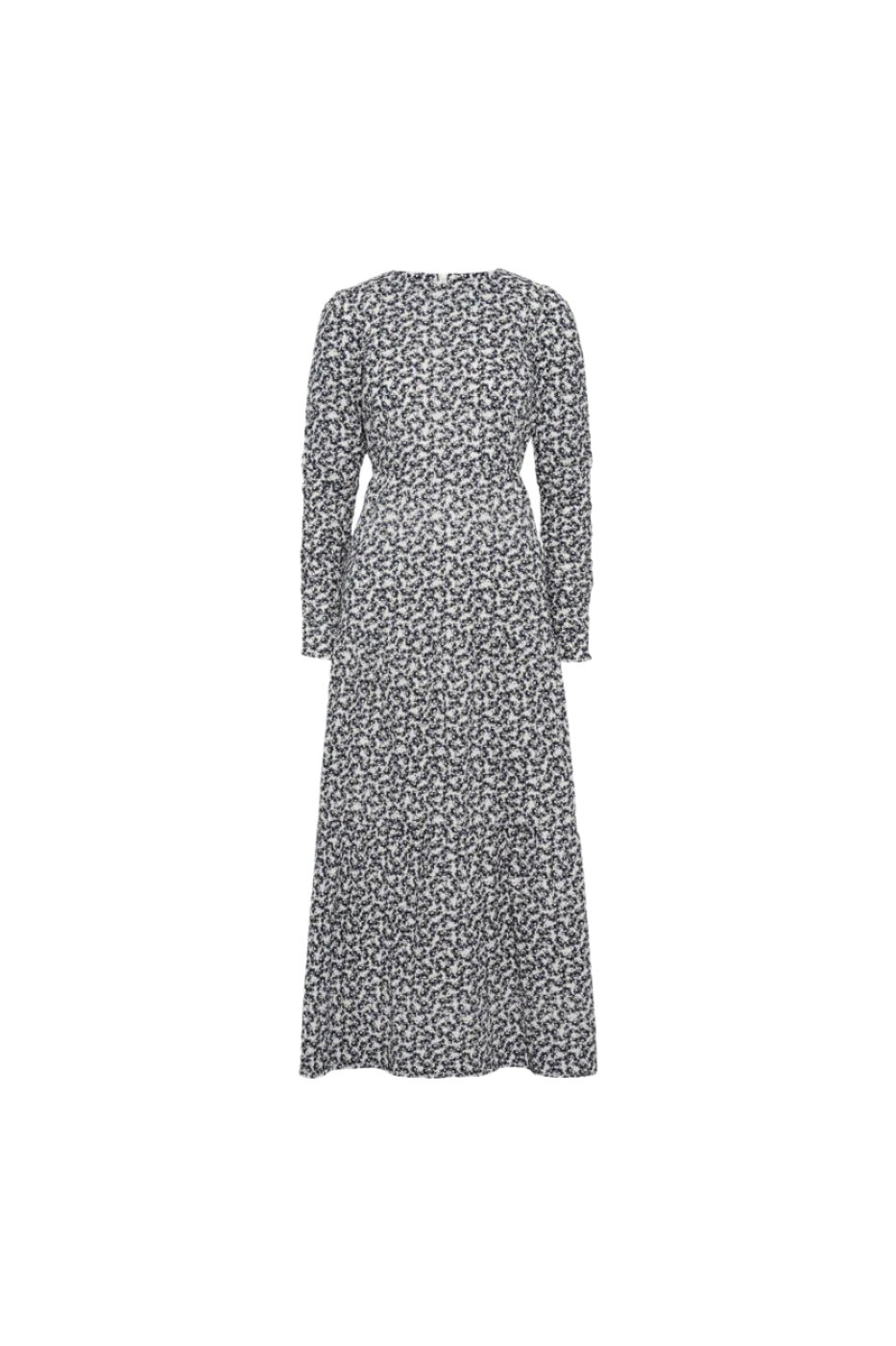 Dora klänning - Navy Rosehip Print